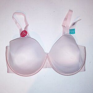 Vanity Fair Bra Cream Smooth Lightly Lined Solid New